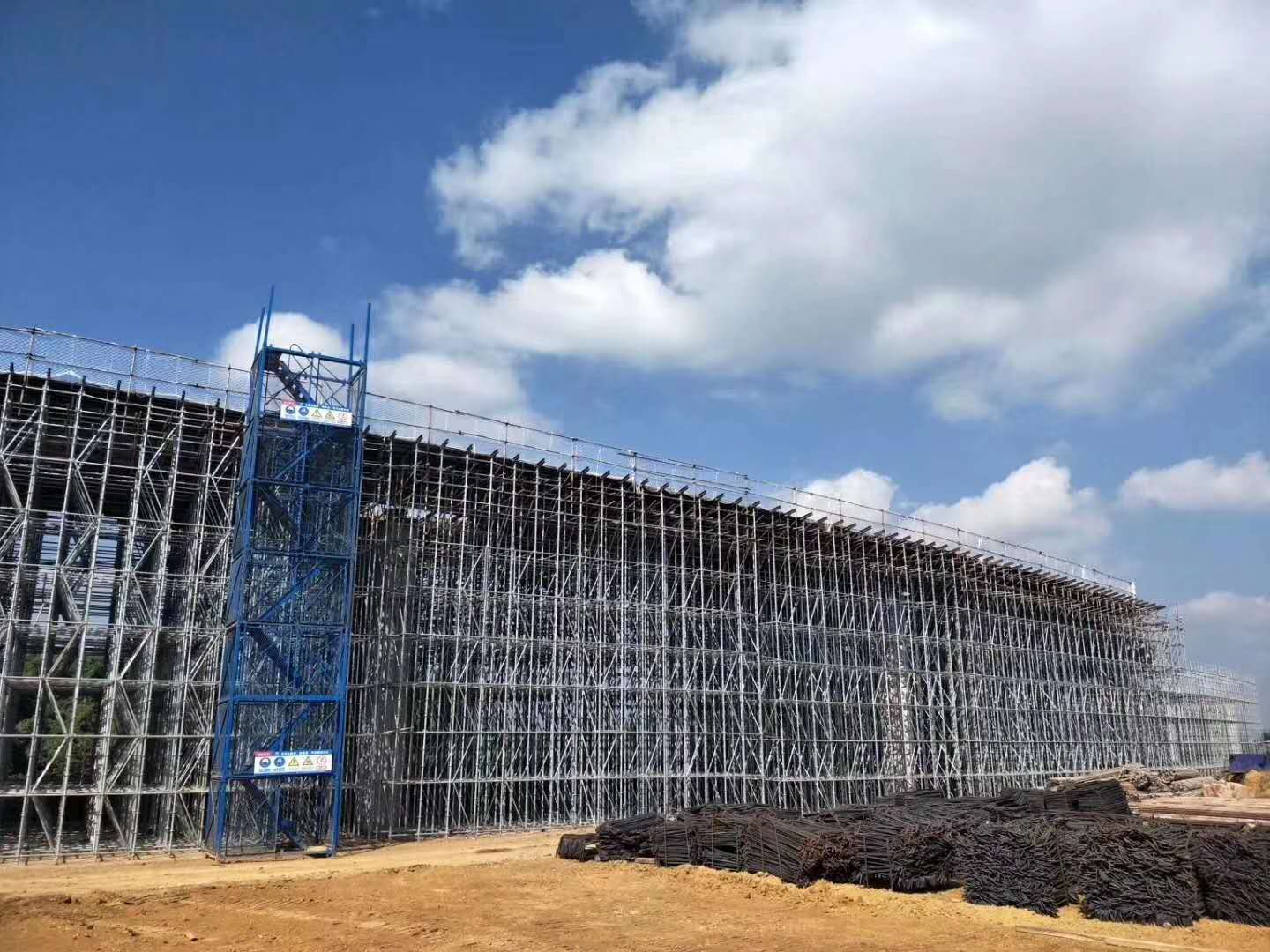 盤扣腳手架搭建周期短，經(jīng)濟效益好！